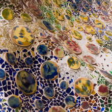 Detail on roof deck, Casa Mila, Barcelona (Gaudi apartments).