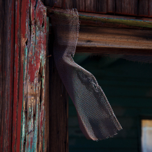Old rail car detail, Rhyolite, California.