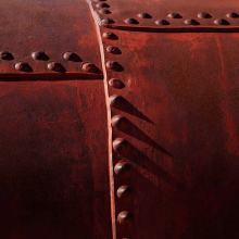 Old boiler at Borax plant, Death Valley.