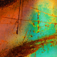 Rusted car detail, Death Valley.