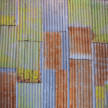 Sheet metal roof, Norris, Montana.
