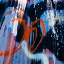 Car wash graffiti detail, west Main, Bozeman.