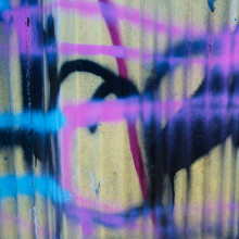 Car wash graffiti detail, west Main, Bozeman.