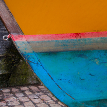 Drydock ships waterline, Ring of Kerry, Ireland.